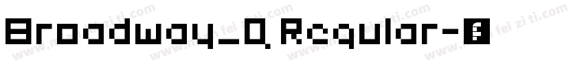 Broadway_Q Regular字体转换
